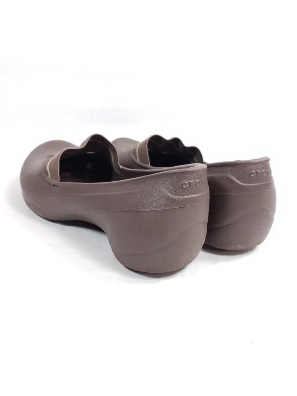 Crocs Juneau Slip On Loafer Womens Size 9 Brown